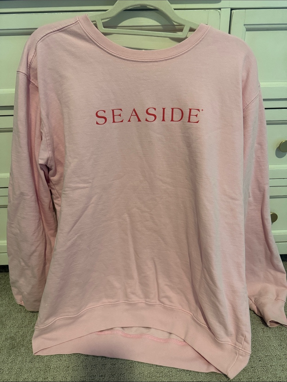 Women's Pink crewneck Sweatshirt